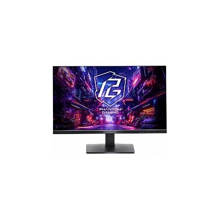 Asrock Gaming Monitor, 27" QHD(2560x1440) IPS, Anti-Glare, 180 Hz, 99% sRGB, 1000:1, 16:9, 400 cd/mВІ, 178Вє/178Вє, 1ms (MPRT), AMD FreeSync, Flicker-free, Tilt, VESA, 2x 2W Speakers, 2x HDMI 2.0, 1x DP 1.4, 1x Audio Jack (3.5mm), 3Y